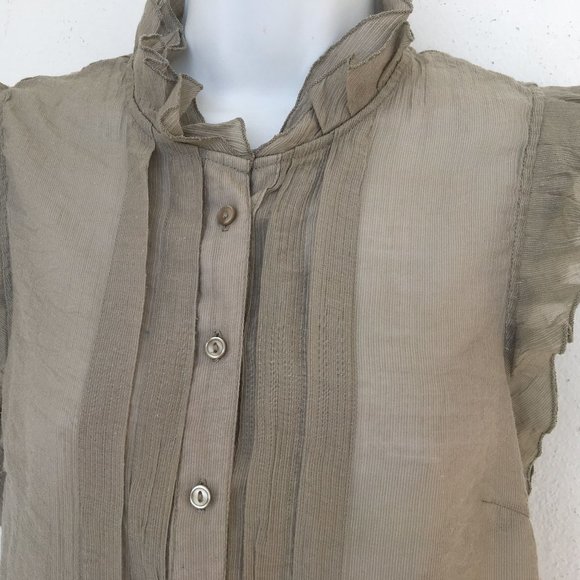 Lapis sleeveless button up blouse - Picture 3 of 11